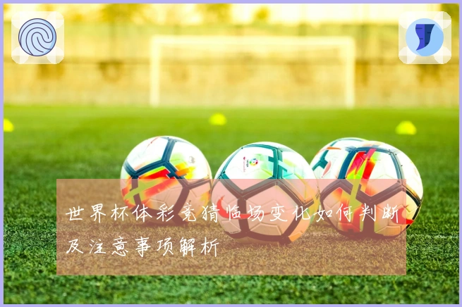 世界杯体彩竞猜临场变化如何判断及注意事项解析