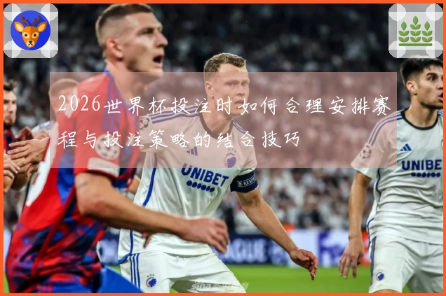 2026世界杯投注时如何合理安排赛程与投注策略的结合技巧